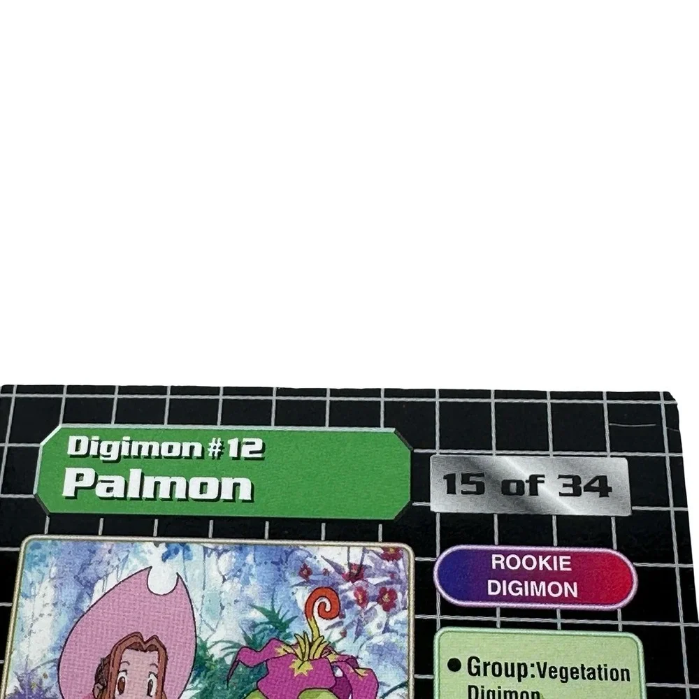 1999 Upper Deck Digimon Series 1 Palmon #12 Prism Holofoil Card 15 of 34
